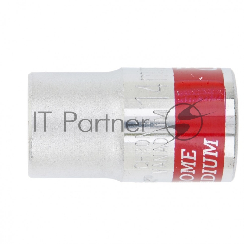 Головка торцевая, 14 мм, 6-гранная, CrV, под квадрат 1/2, хромированная// Matrix