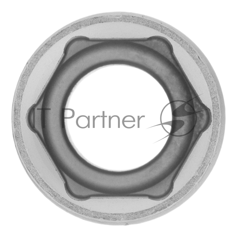 Головка торцевая, 16 мм, 6-гранная, CrV, под квадрат 1/2, хромированная// Matrix