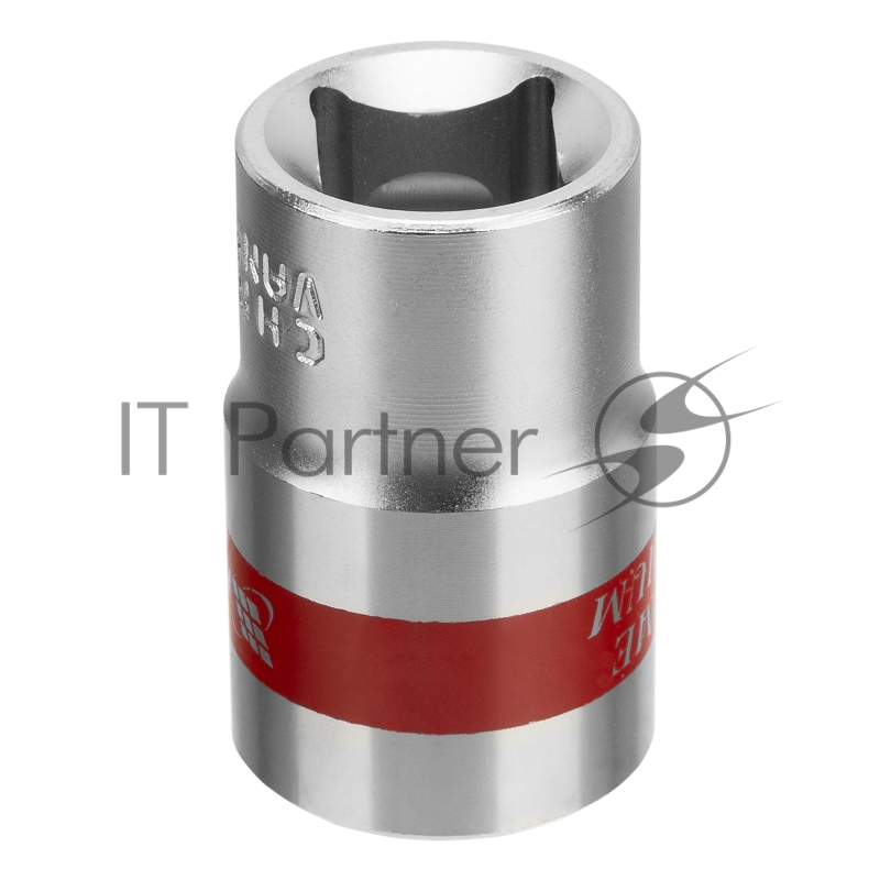 Головка торцевая, 17 мм, 6-гранная, CrV, под квадрат 1/2, хромированная// Matrix