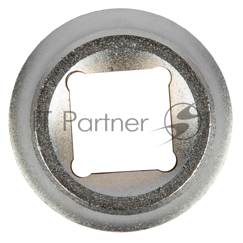 Головка торцевая, 22 мм, 6-гранная, CrV, под квадрат 1/2, хромированная// Matrix