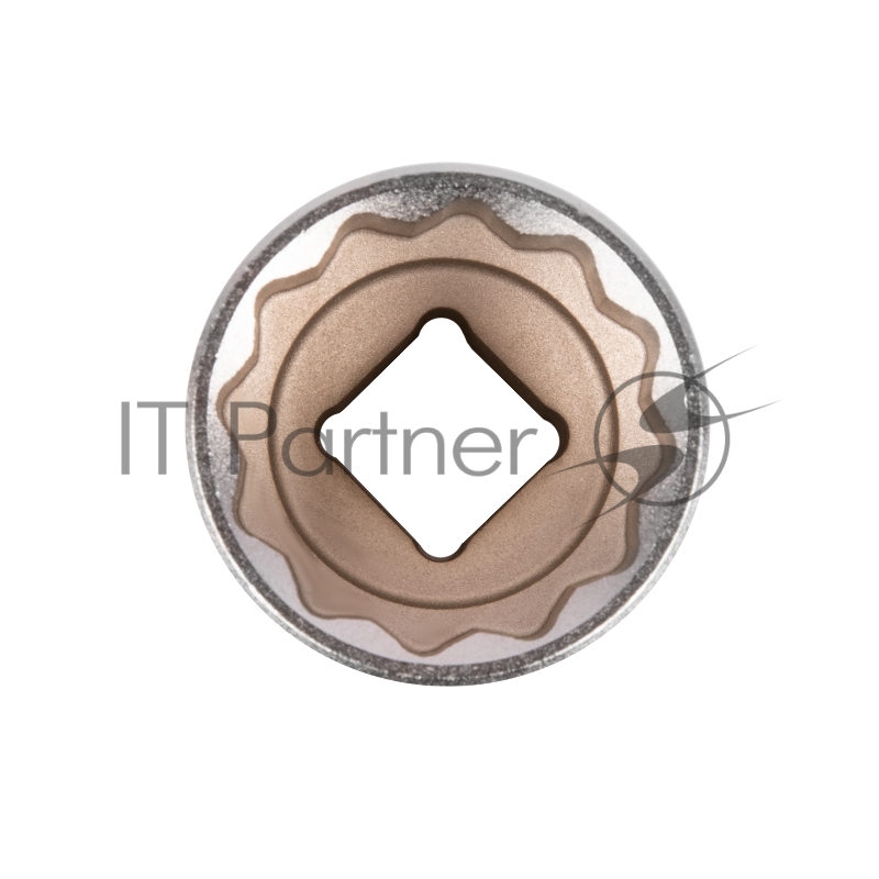 Головка торцевая, 27 мм, 12-гранная, CrV, под квадрат 1/2, хромированная// Matrix