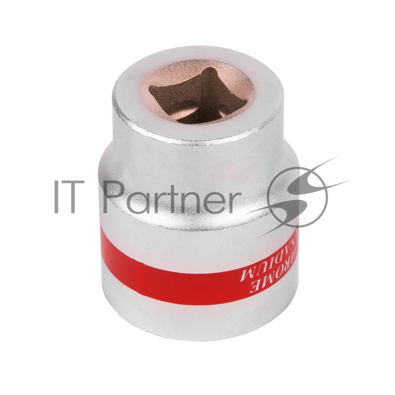 Головка торцевая, 27 мм, 12-гранная, CrV, под квадрат 1/2, хромированная// Matrix