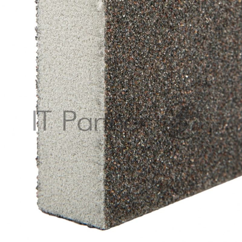 Губка для шлифования, 120 х 90 х 25 мм, трапеция, мягкая, P 60// Matrix