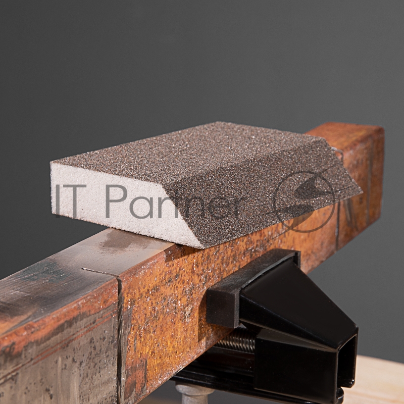 Губка для шлифования, 120 х 90 х 25 мм, трапеция, мягкая, P 60// Matrix