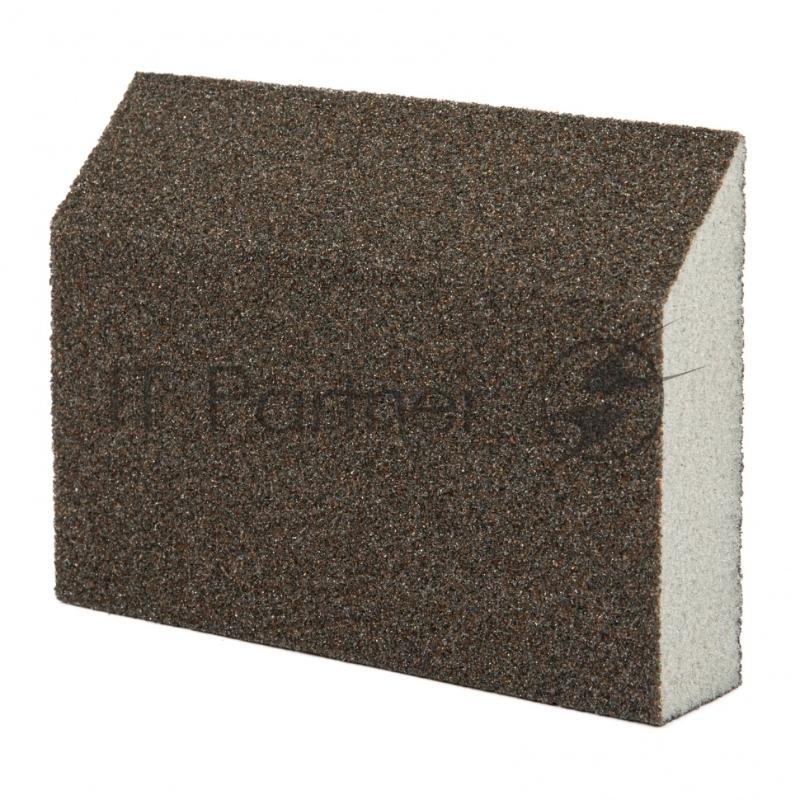 Губка для шлифования, 120 х 90 х 25 мм, трапеция, мягкая, P 80// Matrix