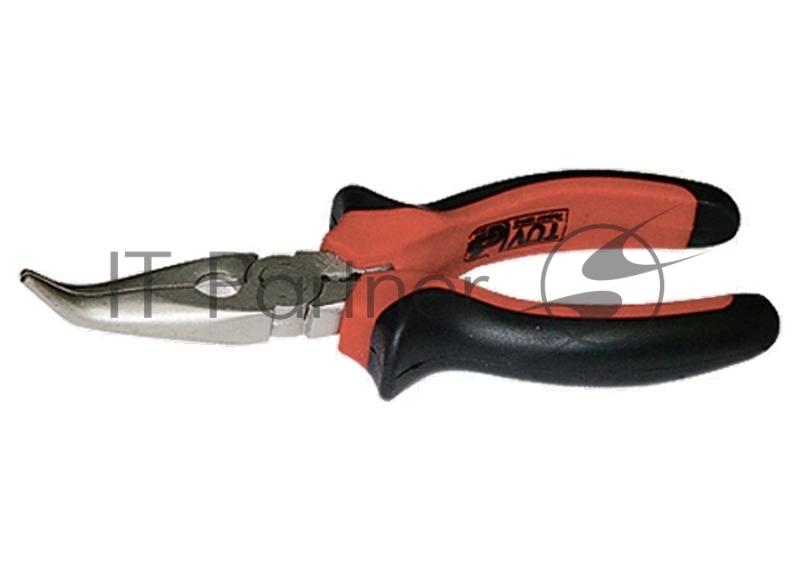 Утконосы MATRIX 17460 длинногубцы black nickel 180мм изогнутые двухкомпонентные рукоятки