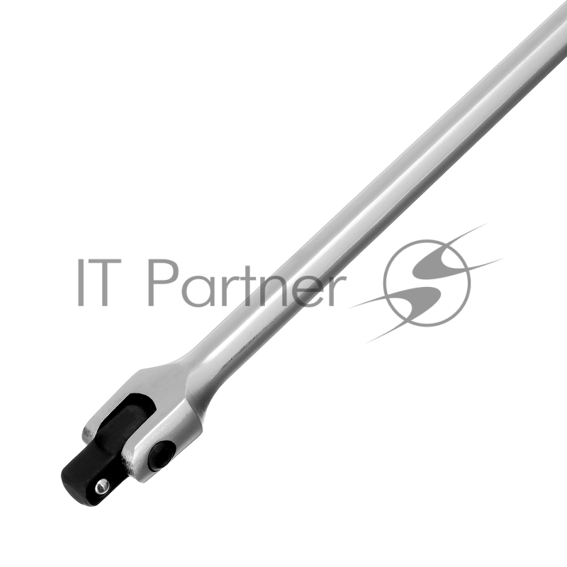 Вороток однорычажный, 380 мм, с квадратом 1/2 на шарнире, CrV, хромированный// Matrix