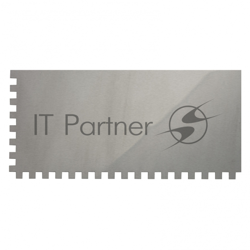 Гладилка из нерж.стали, 280 х 130 мм, зеркальная полировка, пластмас. ручка, зуб 8 х 8 мм// Matrix