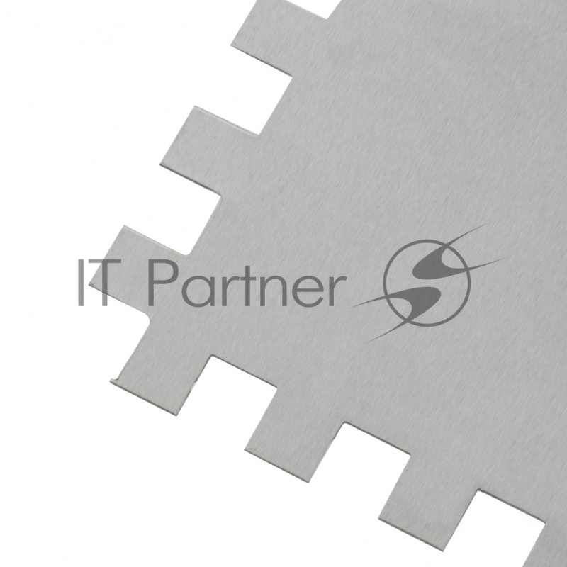 Гладилка из нерж.стали, 280 х 130 мм, зеркальная полировка, пластмас. ручка, зуб 8 х 8 мм// Matrix