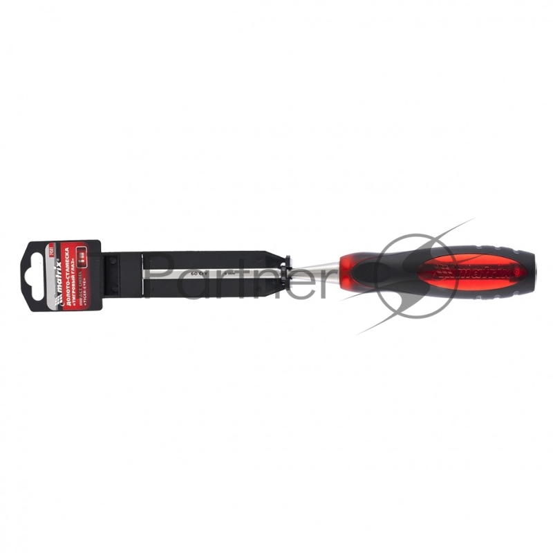 Долото-стамеска Тигровый глаз, 6 мм, двухкомпонентная обрезиненная рукоятка// Matrix