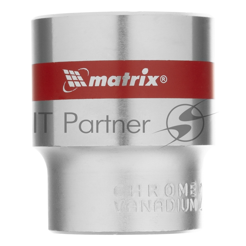 Головка MATRIX 13127 торцевая 27мм 6-гранная crv под квадрат 1/2 хромированная