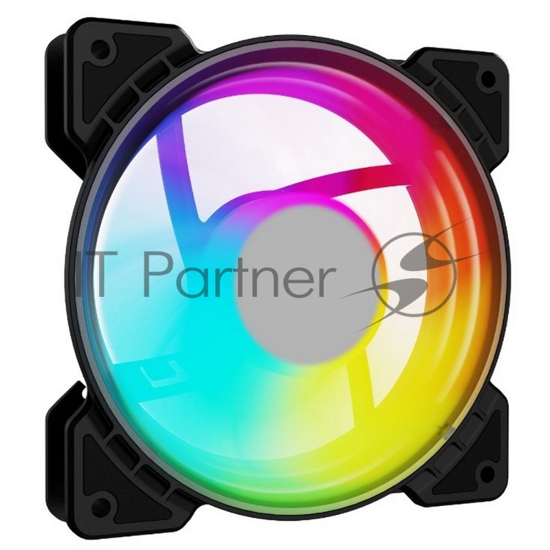 Вентилятор Powercase (M6-14-LED) 5 color LED 140 x 140 х 25 мм (100шт./кор, Molex, 900±10% об/мин) Bulk M6-14-LED