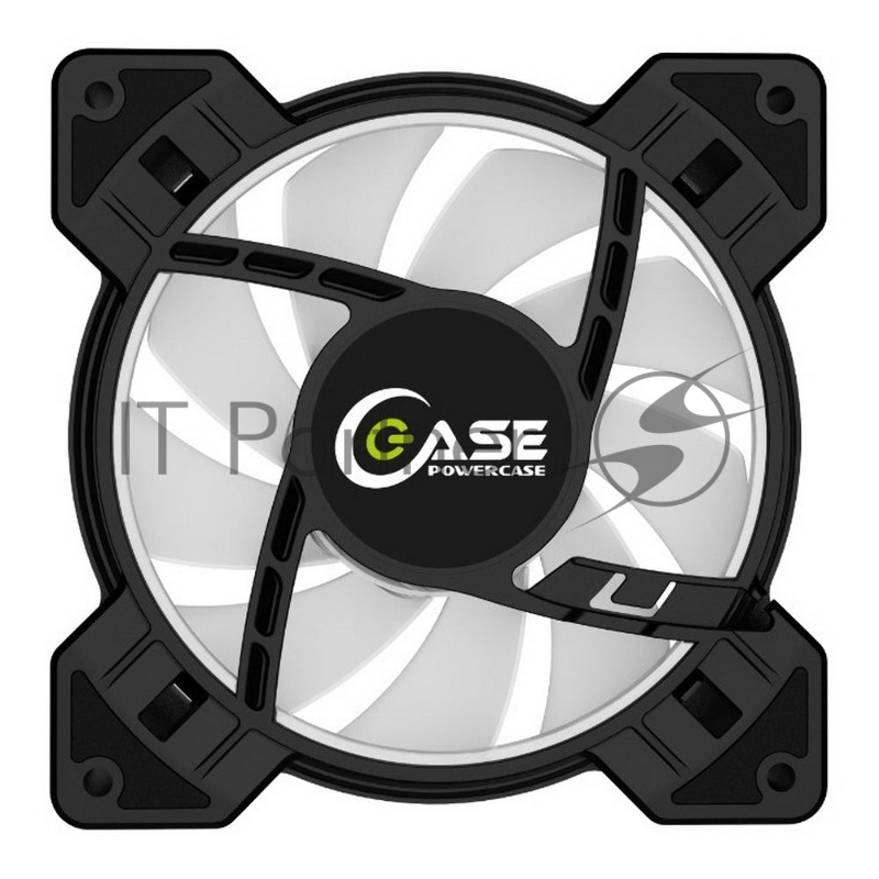 Вентилятор Powercase (M6-14-LED) 5 color LED 140 x 140 х 25 мм (100шт./кор, Molex, 900±10% об/мин) Bulk M6-14-LED