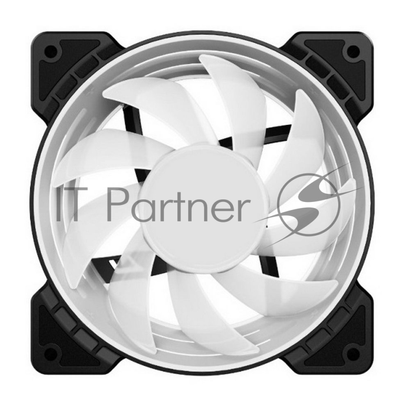 Вентилятор Powercase (M6-12-LED) 5 color LED 120 x 120 x 25 мм (100шт./кор, Molex, 1100±10% об/мин) Bulk M6-12-LED