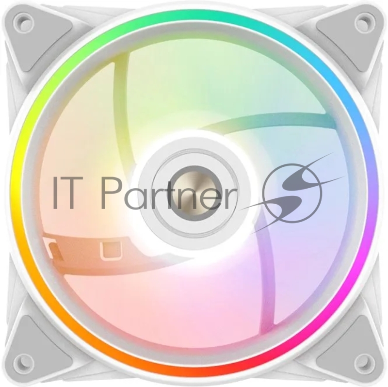 Вентилятор в корпус Alseye HALO PRO W FAN 120mm, hydraulic,800~2100rpm, max 51.87CFM, max 26dBA, ARGB. PWM, White, RTL