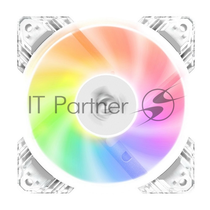 Вентилятор в корпус Alseye N12-W FAN 120mm, 700~1800rpm, 25.98~64.46CFM, 17.4~34.8dBA, PWM, WHITE, RTL