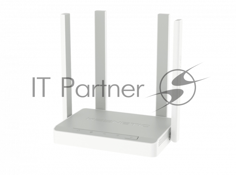 Гигабитный интернет-центр Keenetic Speedster (KN-3012) с Mesh Wi-Fi 5 AC1200, 4-портовым Smart-коммутатором и переключателем режима роутер/ретранслятор