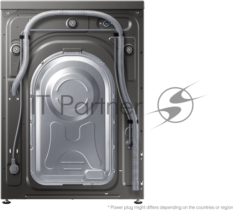 Стиральная машина Samsung WW80A6S28AX/LD класс: A загр.фронтальная макс.:8кг черный