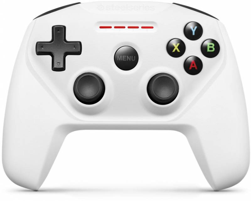 Геймпад Steelseries Nimbus белый Bluetooth Беспроводной виброотдача обратная связь