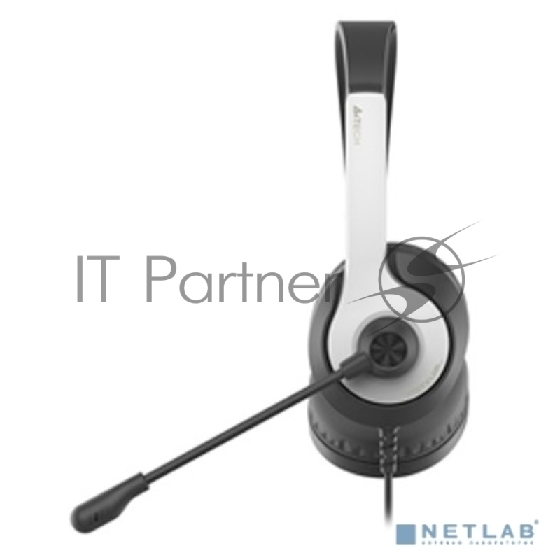 Наушники с микрофоном A4Tech Fstyler FH100U белый/черный 2м