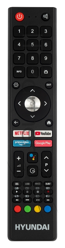 Телевизор QLED Hyundai 50 H-LED50QBU7500 Android TV Frameless черный 4K Ultra HD 60Hz DVB-T DVB-T2 DVB-C DVB-S DVB-S2 USB WiFi Smart TV