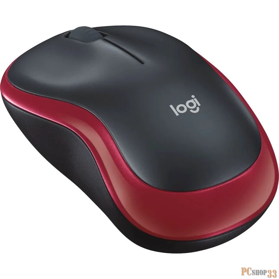 Компьютерная мышь Logitech M185 /Wireless/ERW 2/Red (910-002237)