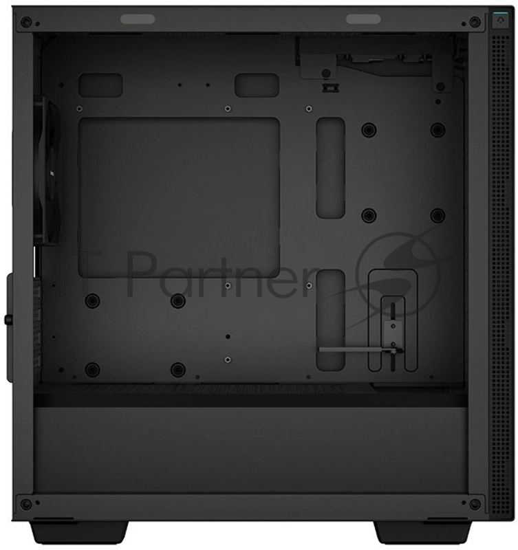 Корпус Deepcool CH370 черный без БП mATX 1x120mm 1xUSB2.0 1xUSB3.0 audio bott PSU