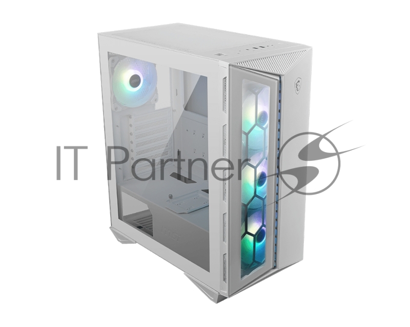 Компьютерный корпус MSI MPG GUNGNIR 110R WHITE 2xUSB 3.0, 1xType C, 4x120mm ARGB Fan, Tempered Glass Window, Brown Box