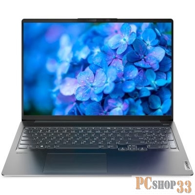 Ноутбук Lenovo IdeaPad 5 Pro 16IHU6 16(2560x1600 120Hz)/Intel Core i7 11370H(3.3Ghz)/16384Mb/1024SSD GeForce MX450(2048Mb)/Cam/BT/WiFi/75WH 1y/1.9kg/grey/noOS + 95W, RU kbd