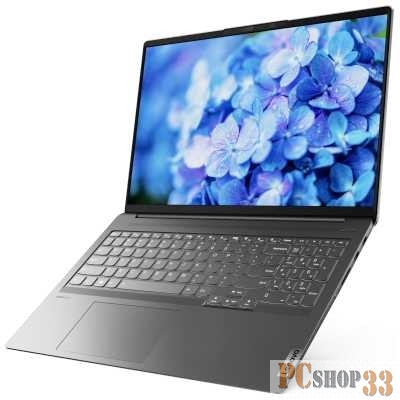 Ноутбук Lenovo IdeaPad 5 Pro 16IHU6 16(2560x1600 120Hz)/Intel Core i7 11370H(3.3Ghz)/16384Mb/1024SSD GeForce MX450(2048Mb)/Cam/BT/WiFi/75WH 1y/1.9kg/grey/noOS + 95W, RU kbd
