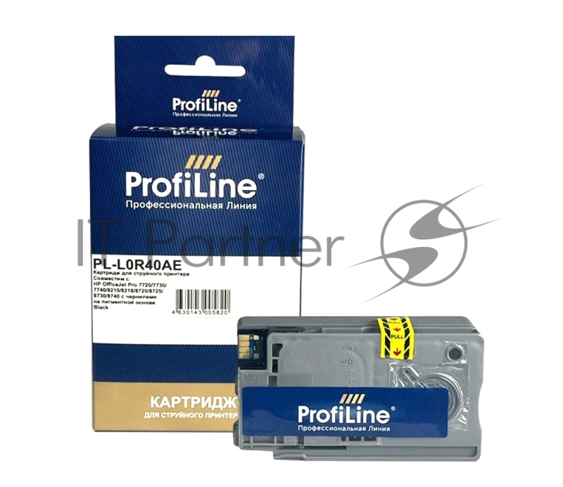 Струйный картридж PL-L0R40AE (957XL) для принтеров HP OfficeJet Pro 7720/7730/7740/8210/8218/8720/ с чернилами на пигментной основе Black 10,5 мл ProfiLine