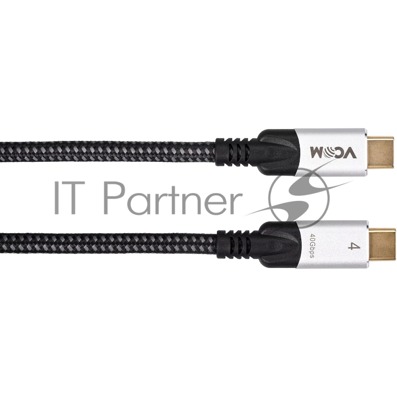 Кабель USB4 TCM--TCM, 5K@60Hz, 40GBps, PD 240W, 5A, VCOM, 1.2м