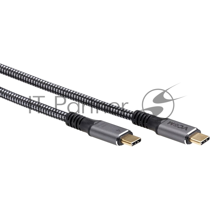 Кабель USB4 TCM--TCM, 5K@60Hz, 40GBps, PD 240W, 5A, VCOM, 1.2м