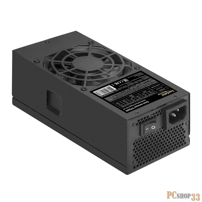 Блок питания 450W ExeGate TPS450 (TFX, 8cm fan, 24pin, 4+4pin, 3xSATA, 2xIDE, black)