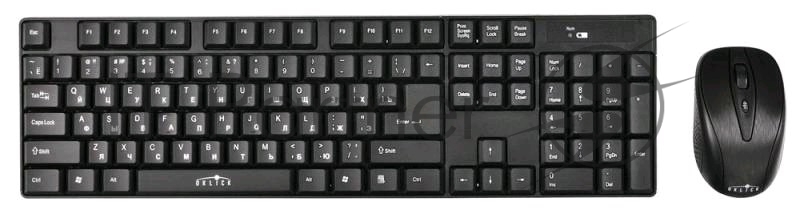 Клавиатура + мышь беспроводная Oklick 210M черный USB