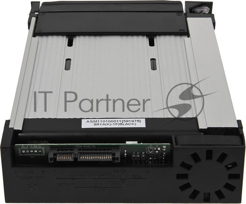 Сменный бокс для HDD AgeStar AMR1- SATA(K)-1F SATA алюминий черный 3.5