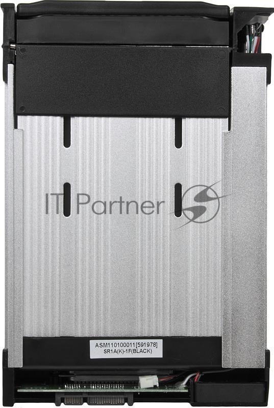 Сменный бокс для HDD AgeStar AMR1- SATA(K)-1F SATA алюминий черный 3.5