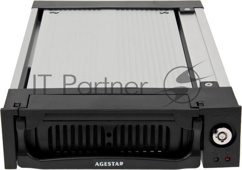 Сменный бокс для HDD AgeStar AMR1- SATA(K)-1F SATA алюминий черный 3.5
