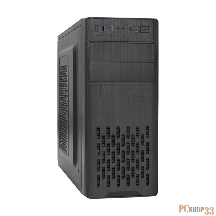 Корпус Miditower ExeGate CP-606U-AB400 (ATX, AB400 с вент. 8см, 1*USB+1*USB3.0, аудио)