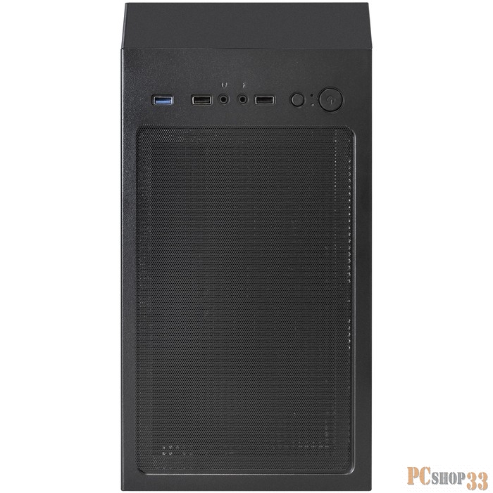 Корпус Miditower ExeGate EVO-8243-NPX600 (ATX, БП 600NPX с вент 12 см, 2*USB+1*USB3.0, черный, 3 вент. с RGB подсветкой, боковая панель - закаленное стекло)