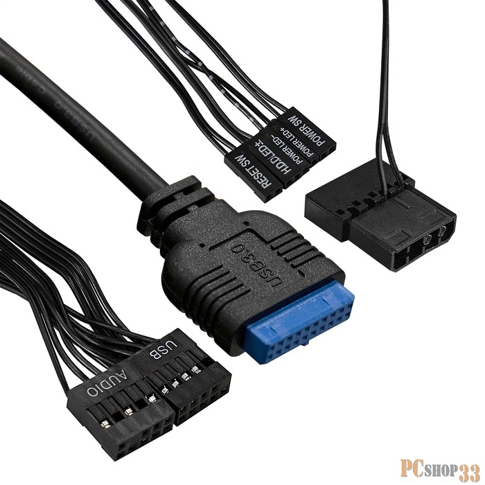 Корпус Minitower ExeGate mEVO-7807-NPX400 (mATX, БП 400NPX 12см, 1*USB+1*USB3.0, черный 1x12см с RGB подсветкой)