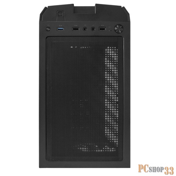 Корпус Miditower ExeGate EVO-5020-NPX500 (ATX, 500NPX 12см, с окном, 1*USB+1*USB3.0, HD аудио, 1 вент. 12см с RGB подсветкой)