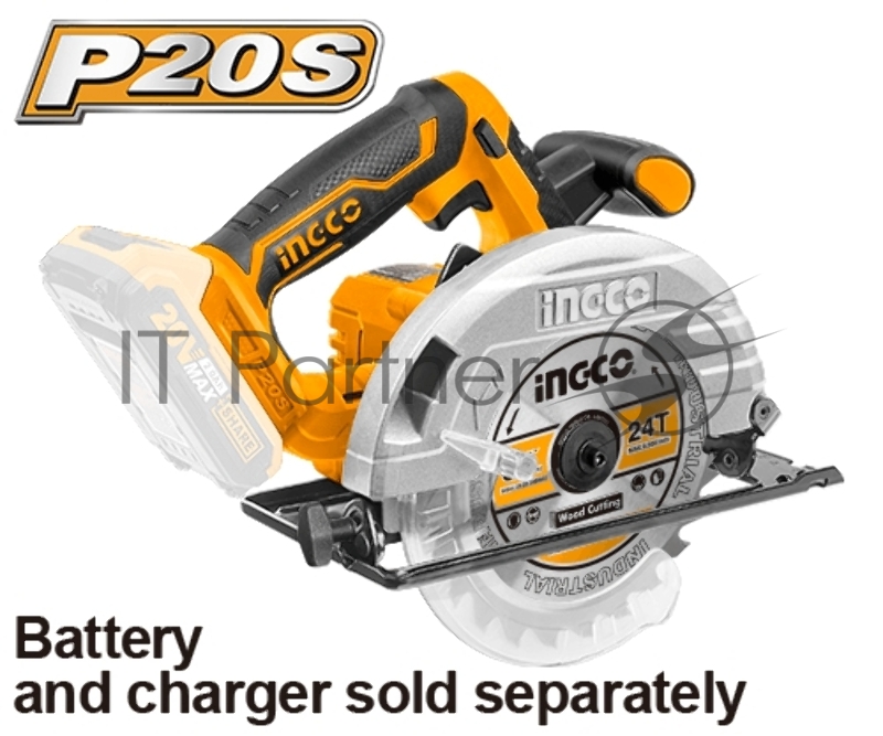 Аккумуляторная дисковая пила Li-ion Ingco CSLI1651