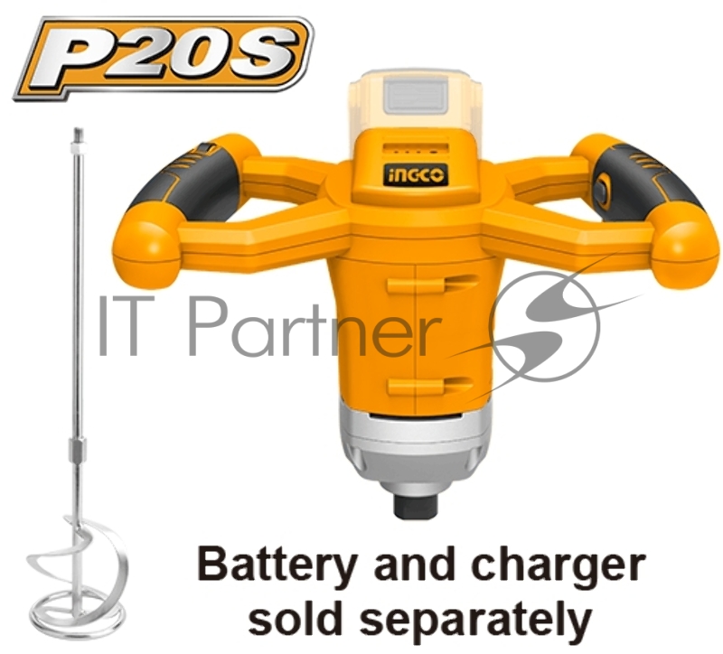 Аккумуляторный миксер Li-Ion Ingco MXLI2001