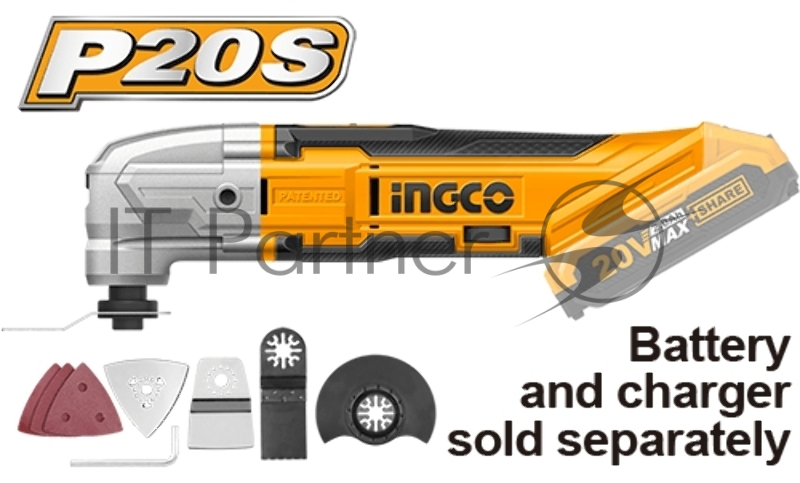 Аккумуляторный многофункциональный инструмент Li-Ion Ingco CMLI2001