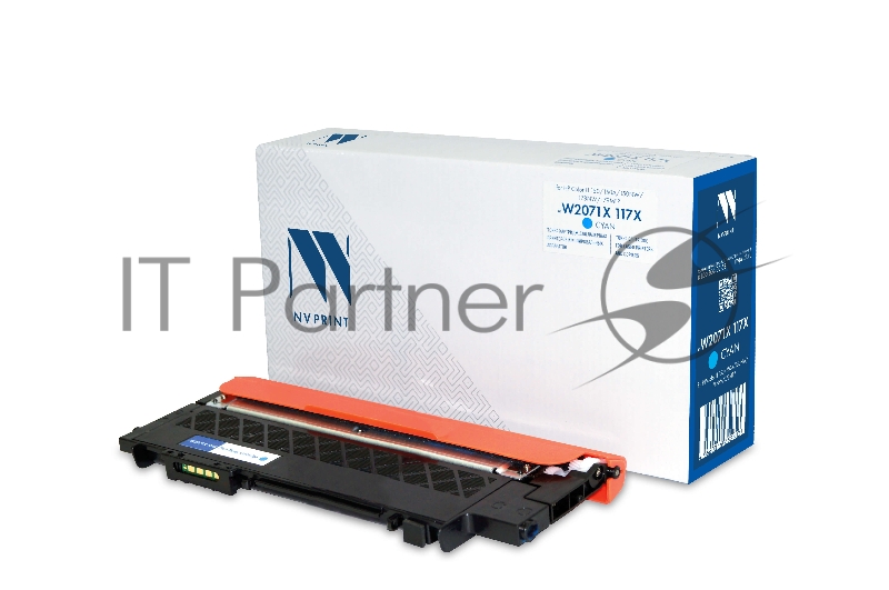 Картридж NVP совместимый NV-W2071X 117X Cyan для HP Color LJ 150/150A/150NW/178NW/179MFP (1300k)