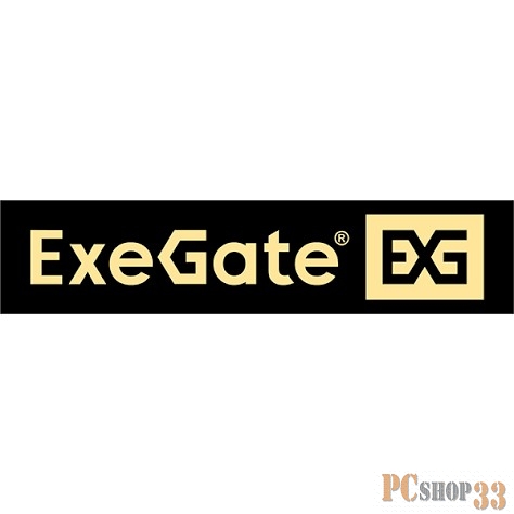 Корпус Miditower ExeGate EVO-5020 (ATX, без БП, с окном, 1*USB+1*USB3.0, HD аудио, 1 вент. 12см с RGB подсветкой)