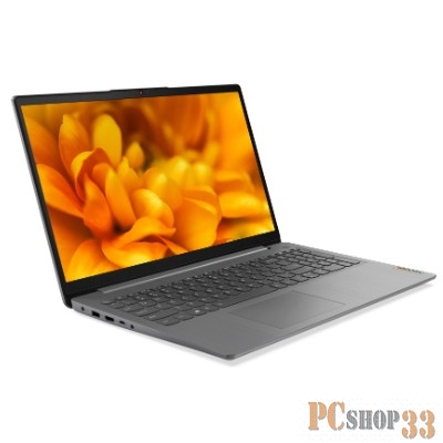 Ноутбук/ Lenovo IdeaPad 3 15ITL6 15.6(1920x1080 IPS)/Intel Core i3 1115G4(3Ghz)/8192Mb/256SSDGb/n UHD Graphics/Cam/BT/WiFi/38WHr/war 1y/1.65kg/grey/noOS + 65W, RU kbd