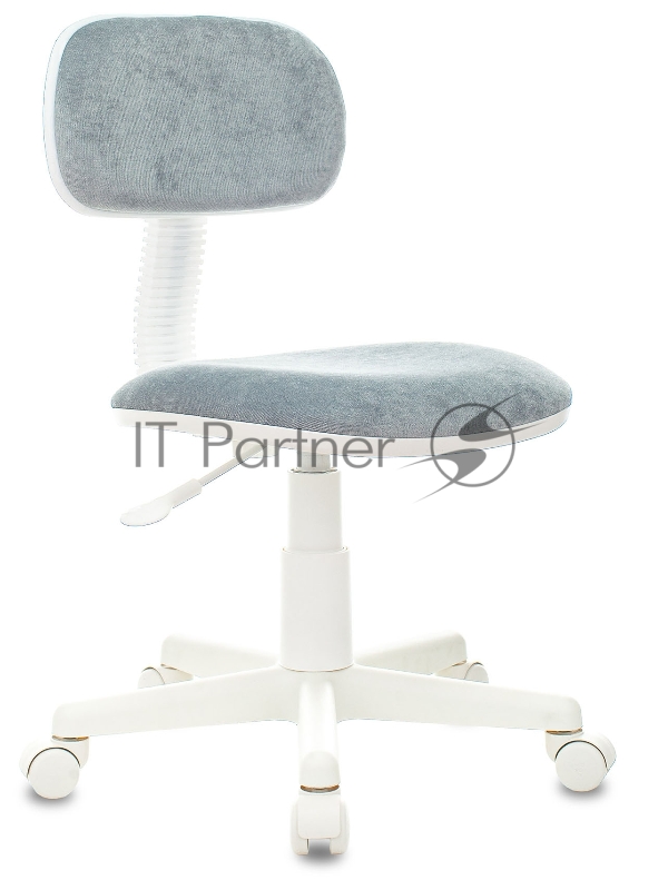 Кресло детское Бюрократ CH-W201NX серо-голубой Light-28 крестов. пластик пластик белый