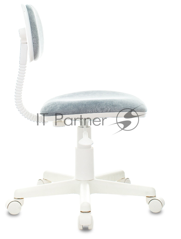 Кресло детское Бюрократ CH-W201NX серо-голубой Light-28 крестов. пластик пластик белый